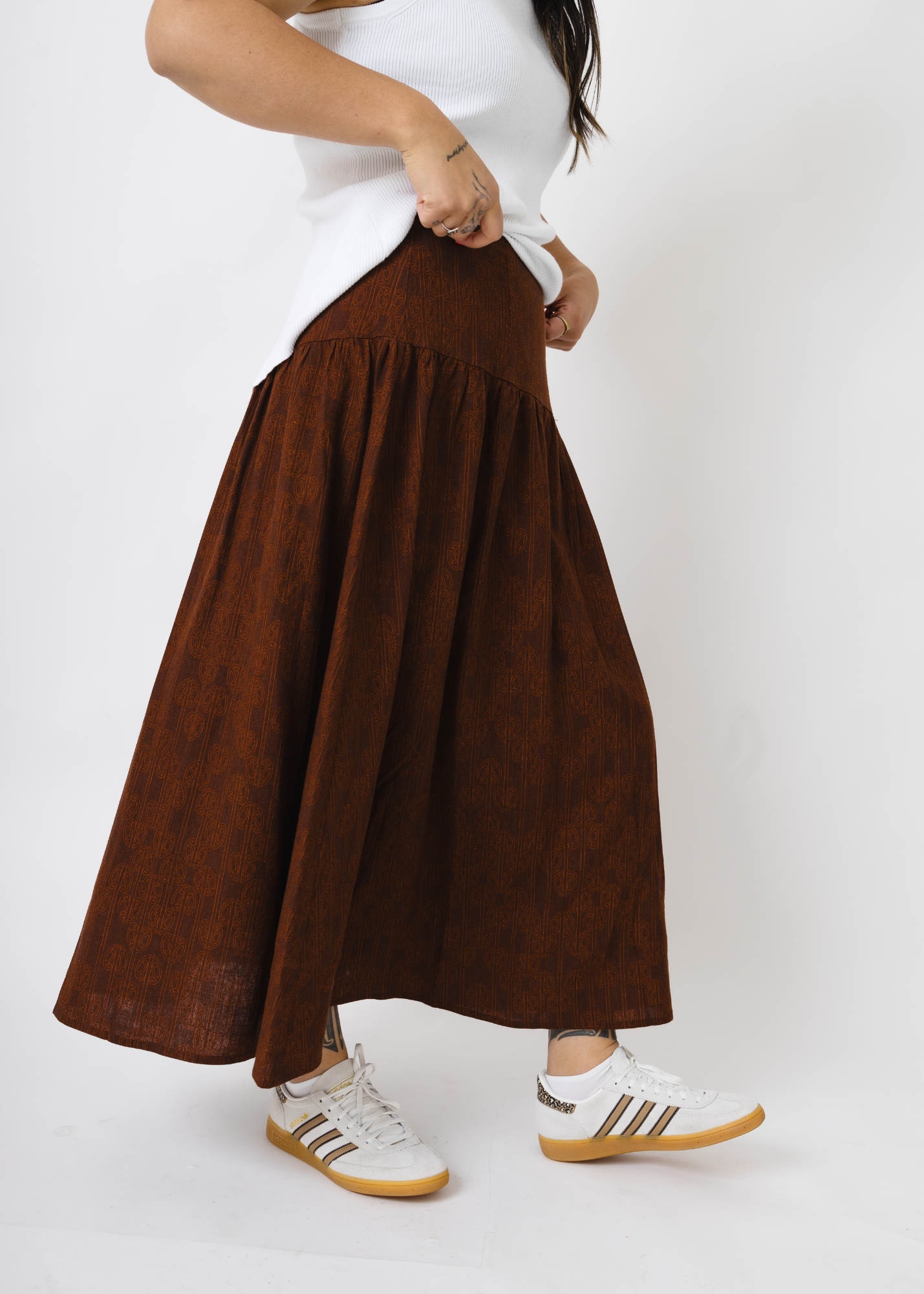 Mangopare Linen Skirt